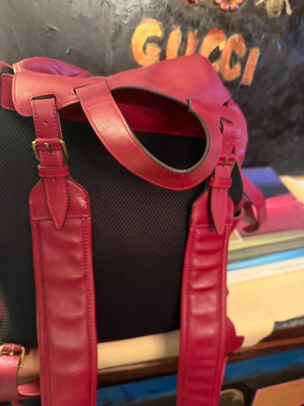 Gucci Re(Belle) Leather Backpack